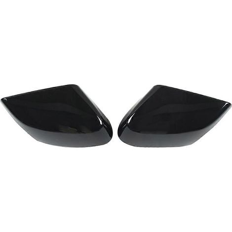 Baguettes de finition noires brillantes pour rétroviseurs latéraux, compatibles avec les modèles Corvette C8 2020-2023, accessoires automobiles, côtés gauche et droit. (1/5)