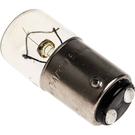 Ampoule RS PRO 24 V (c.a./c.c.) 6 W 250 mA, BA15d (1/2)