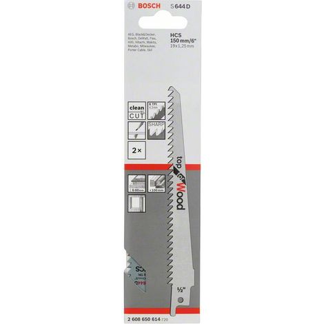 Bosch Säbelsägeblatt S 644 D Top for Wood