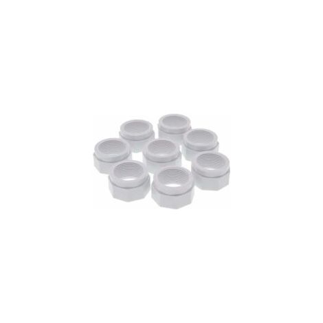 Tuercas de 8 mm para manguera de suministro flexible, compatibles con Polaris 280 180 380 3900 - D15 - Robot de limpieza de piscinas - Crezuo (1/4)