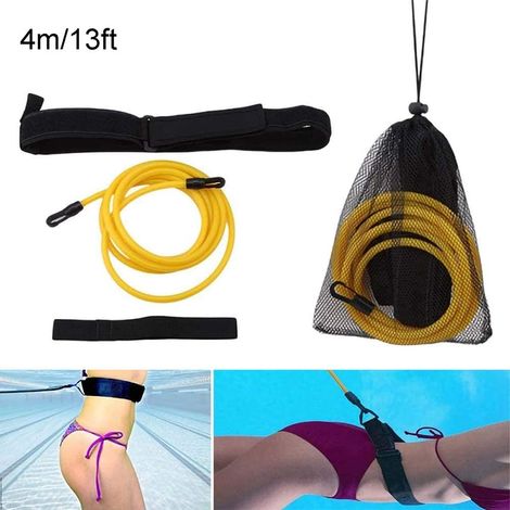 Cintura da nuoto, allenatore di nuoto, cinghia per allenamento di nuoto, linea di resistenza fissa, cintura da nuoto per piscina, cintura da nuoto, fascia di resistenza per nuoto per piscina, cintura 