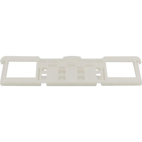 Charnière plastique abattant wc pour fixation lunette de toilette avec vis d'expansion et amortisseur pièces détachées kit boulon ecrou frein de charnières universel design planche 207mm (1/4)