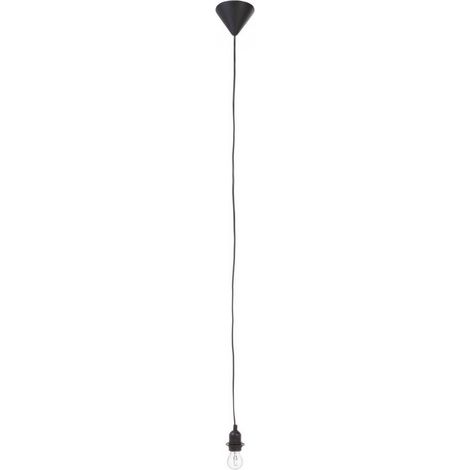 Lampadario a Sospensione Plastica Nero Industriale da Interno - MEI-LAN (1/3)