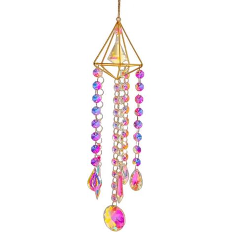 Carillon éolien - Carillons éoliens - Pendentif carillon éolien - Décorer - Décoration de patio - Décoration de Jardin - 708cm - Transparent (1/5)
