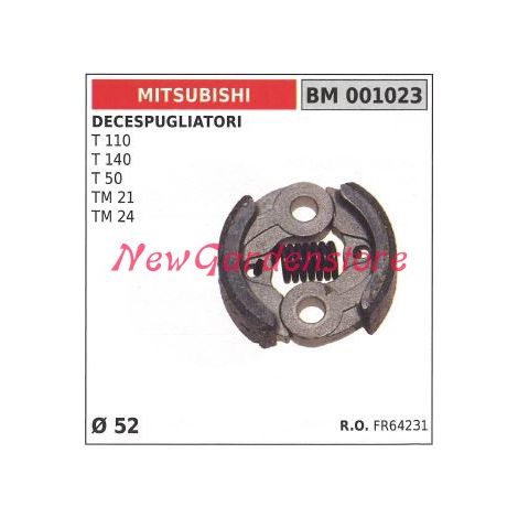 Embrague MITSUBISHI desbrozadora T 110 140 T50 TM21 TM24 D. 52 mm FR64231