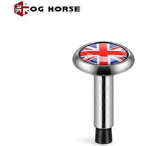 Lot de 2 goupilles décoratives Union Jack pour bouton de verrouillage de porte Mini Cooper S One JCW R50 R53 R55 R56 R57 R58 R59 R60 R61 F60 F55 F56 F57 - Protection de verrouillage de porte - Vert ar (1/5)