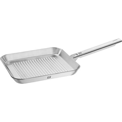 ZWILLING 40996-024-0 Plus Grill, Sartén de Aluminio, 24 x 24 x 2.5 cm, Plata (1/3)