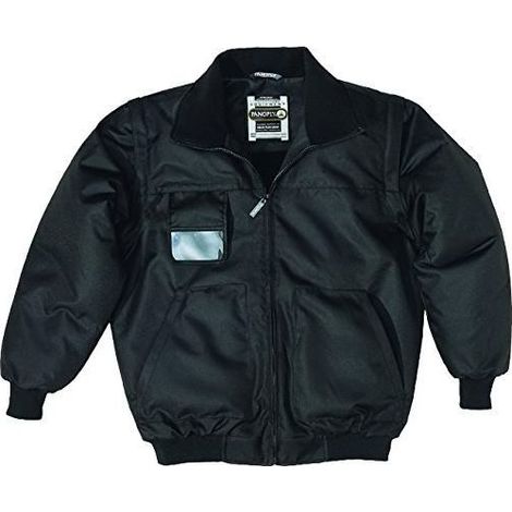 Deltaplus 5428620 Reno Giacca Bomber Panoply Poliestere Oxford Fodera Pile Maniche Staccabili 5 Tasche colore Nero