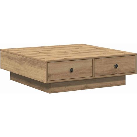Maison Exclusive - Couchtisch Artisan-Eiche 90 x 90 x 28 cm Holzw