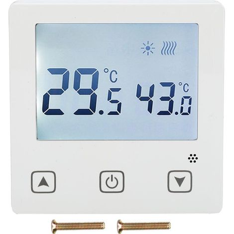 Thermostat AC220V pour chauffage au sol à eau et climatisation, avec écran tactile. (1/5)