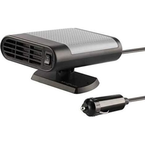 Riscaldatore per auto, portatile 12V 150W con funzione 2 in 1 di riscaldamento e raffreddamento per riscaldamento rapido, sbrinamento e disappannamento, ventilatore per parabrezza con spina accendisig