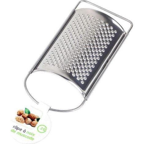 Râpe à noix de muscade en inox (1/2)