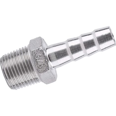 Raccord de tuyau fileté mâle, raccord de tuyau à embout cannelé, réparateur (3/8" x 10 mm) (1/5)