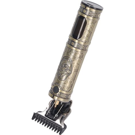 Tondeuse à cheveux professionnelle portable et rechargeable avec écran LCD Dragon Head, idéale pour une utilisation en extérieur. Design élégant et élégant. (1/5)