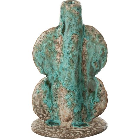 Chandelier Déco en Céramique "Naga" 20cm Bleu Azur