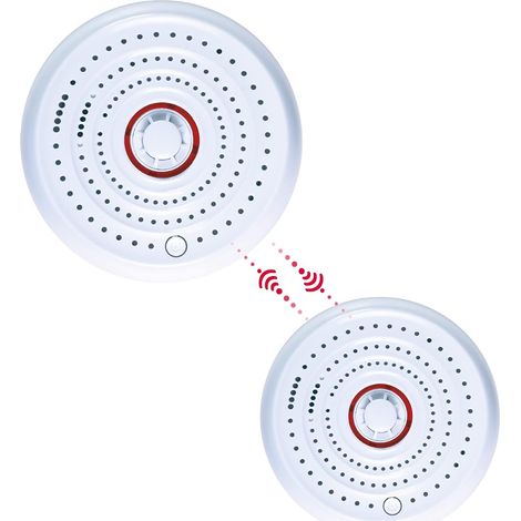 Alarme de Chaleur Interconnectée - Alarme de Chaleur avec 10 Ans d'Autonomie - Détecteur d'Incendie - Détecteur de Chaleur - Alarme Maison - Idéal de Cuisine, Magasin, Bureau, Maison, Porte et Garage (1/5)