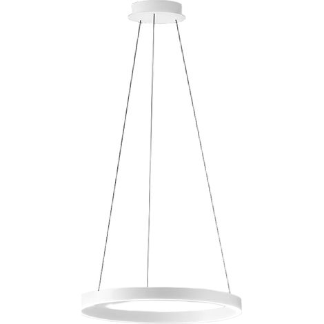 Suspension Criseide S/P Blanc - Led Intégrée 60W 3200Lm 3000K Dimmable Double Émission Aluminium Et Silicone - Gealuce (1/3)