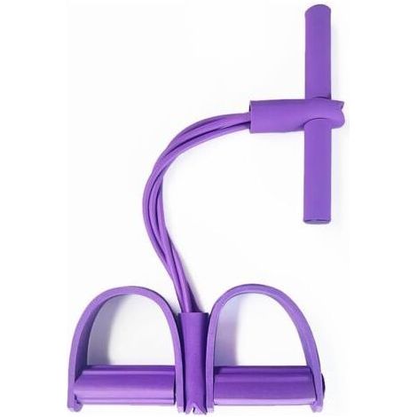 Bande de résistance multifonctionnelle, 6 tubes, bandes de résistance pour pédales de yoga, bande de résistance en latex naturel, équipement de fitness, pour exercices abdominaux (1/5)
