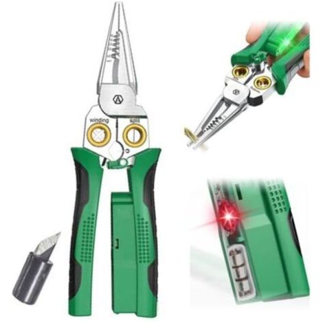 Pince à dénuder multifonction 8 en 1 Super Easy pour couper et tirer les fils (1/4)