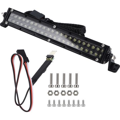 1/10 Barre de toit LED robuste et durable, facile à installer, avec interrupteur de commande pour véhicule RC (1/5)