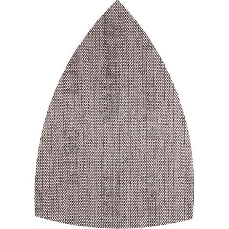 Mirka Abranet net delta dischi abrasivi per levigatrici triangolari 100x152x152 mm a strappo / grana P80 / 10 pz / per levigare legno, stucco, vernice, plastica / AE219F1080