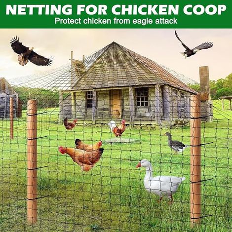 Filet Anti Oiseaux, 5X15m Filet de Jardin, Filet Anti Pigeon, Filet de Protection, Filet Jardin Potage Protéger Les Plantes, Fruits, Fleurs, Arbres, Maille Fines de 2 x 2 cm, Noir (1/3)