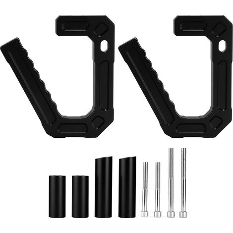Vorderer Haltegriff aus Aluminiumlegierung für Jeep Wrangler JK 2007-2018, schwarzer Haltegriff für Fahrer und Beifahrer, robustes Ersatzteil. (1/5)