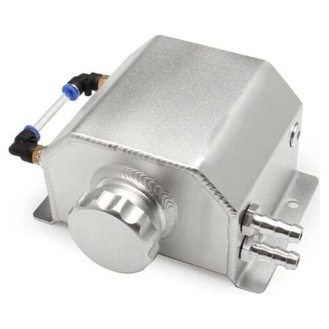 Vase d'expansion de liquide de refroidissement, vase d'expansion de débordement de liquide de refroidissement de voiture en aluminium 1L