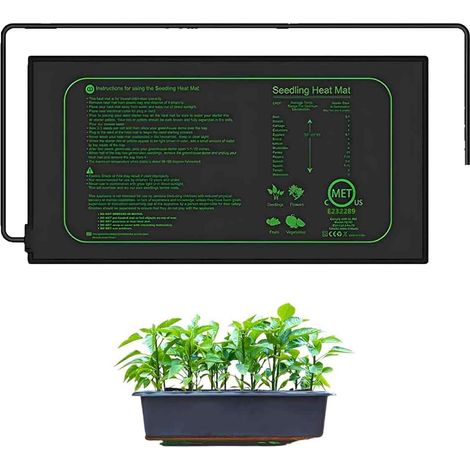 Tapis Chauffant - Hydroponique - 52x25cm - Impermable - 21W - Acclre Germination PZCC (1/5)