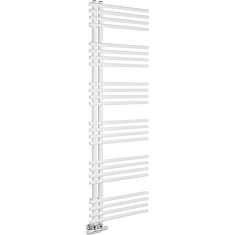 Radiateur de salle de bain NYMPHA 500x1520mm, blanc mat (1/4)