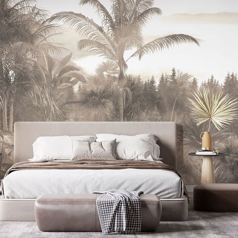 Papier peint panoramique - Forêt tropicale - 130 cm x 89 cm (1/4)