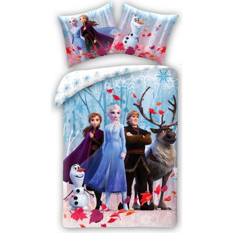 Ropa de cama de algodón 140x200 FROZEN Elsa y Anna