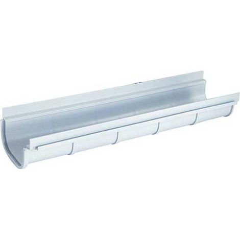 Canaletta singola in pp (sistema di drenaggio en 1433) : Dimensione - 13x50x7,5h (1/4)