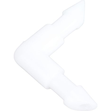 Raccord en L 90° avec Crépine pour Tuyaux PE, Adaptateur 3mm/0.12 pouces, Connexion de Même Diamètre (1/5)