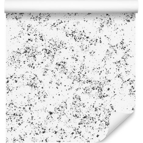 Papier peint béton et blanc pour salon et chambre 50x1000 cm (1/5)