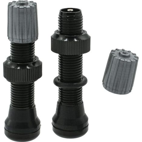 Schrader / Auto Tubeless Ventile 30 mm, schwarz, 2 Stück. (1/5)
