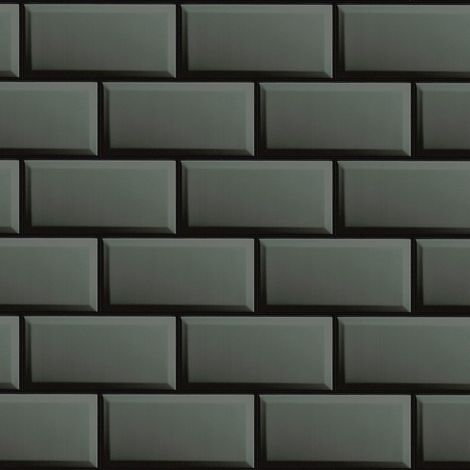 Carta da parati a pietre e mattonelle Profhome 383571 Carta da parati TNT goffrata a caldo liscia con aspetto pietra lucida antracite grigio-scuro grigio 5,33 m2 (1/5)