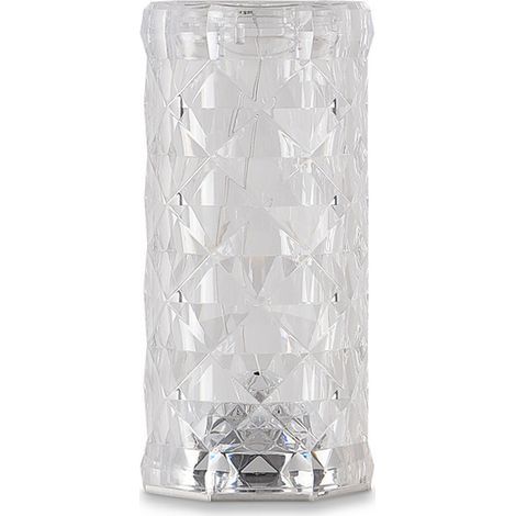 Kreative LED-Schreibtischlampe, beliebte rosa Kristalllampe, minimalistische Stimmungsleuchte, Nachttischlampe, sieben Farben (1/5)