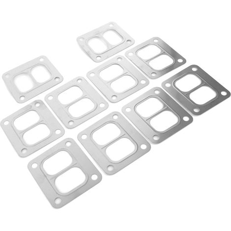 Lot de 10 joints de turbo en acier inoxydable pour turbine à bride Garrett T4, avec entrée divisée. (1/5)