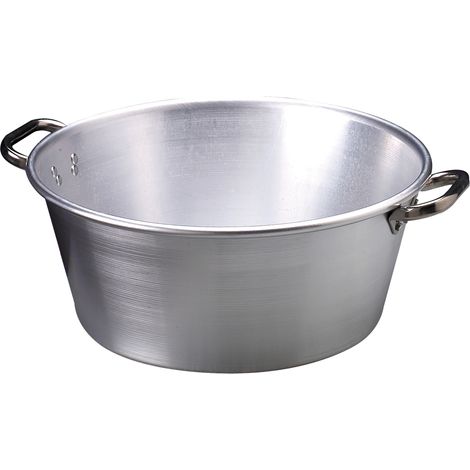 Bassine alu à gras et confiture 11 litres 36 cm