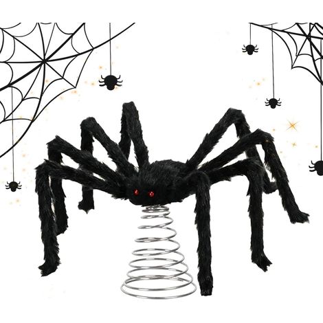 Décoration Gothique De Cime d'arbre Base Gothique Noire effrayante Ornement Arbre Araignée Pour Halloween Pour Fête À Domicile, Maison Hantée, Classe, Jardin, Centre Table (1/5)