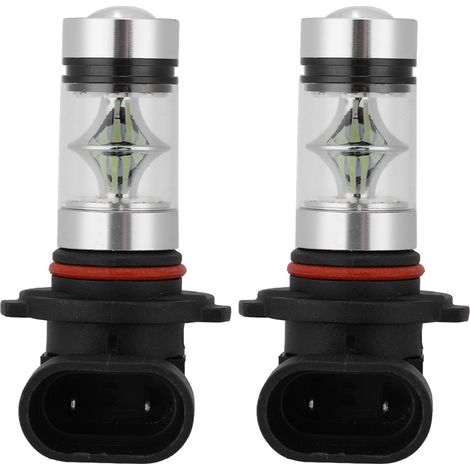 2 pièces 9005 H10 9145 8000K Bleu Glace 100W LED Ampoules de Brouillard LED 8000K Bleu Glace Phares Anti-Brouillard (1/5)