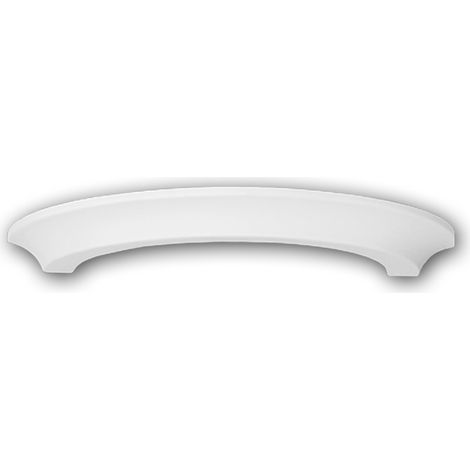 Anello di semicolonne 115100 Profhome colonna elemento decorativo stile dorico bianco
