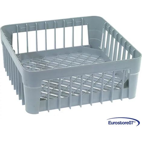 Lavastoviglie lavabicchieri cesto in plastica per oggetti vari 380x380x150 mm