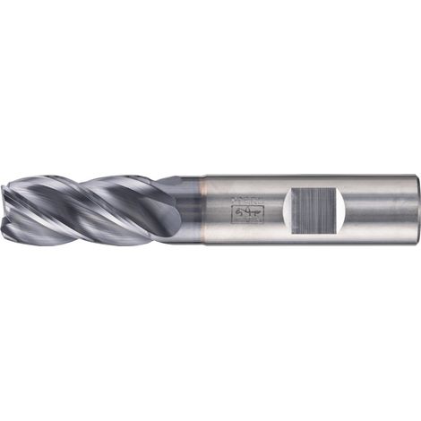 PFERD VHM Eckfräser lang 4 Schneiden Ø 16 mm Radius 1,0 mm TiAlN Schaft HB Universal Line Schruppen Schlichten Nuten (1/5)