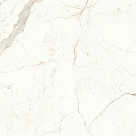 Carrelage effet Marbre Blanc Calacatta Prima 120x120x0,9 cm Brillant Faventa - Sol et mur intérieur (vendu par carton de 2,88 m²) - RO'MA CARRELAGE