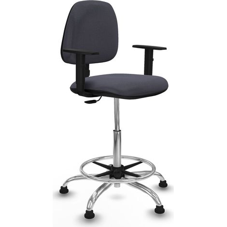 Sedia da Ufficio Piqueras y Crespo B1D05RT Grigio scuro Alta (1/5)