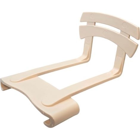 Arrêt butée latérale de matelas pour suspensions bilattes 38 x 8 mm sans clip Sommier Cadre Embout Lit Meuble Fixation Clips, Beige
