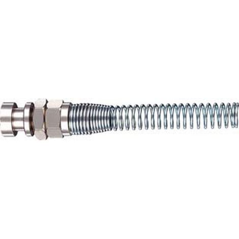 10PZ ATTACCO A BAIONETTA CON MOLLA - per tubo ø mm.8X10 art.60MF
