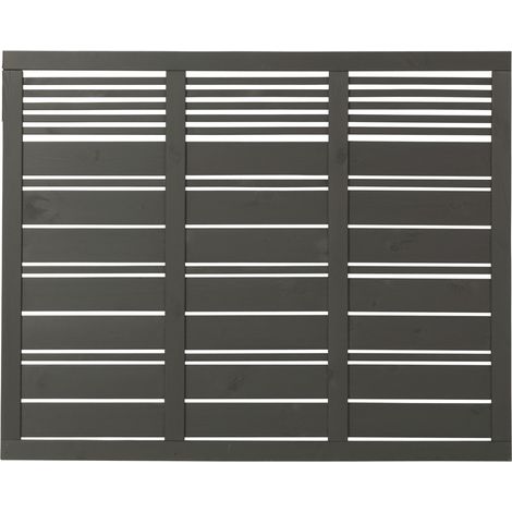 Plus Zaun Silence 176 x 140 cm umbragrau fungizidbehandelt (1/2)